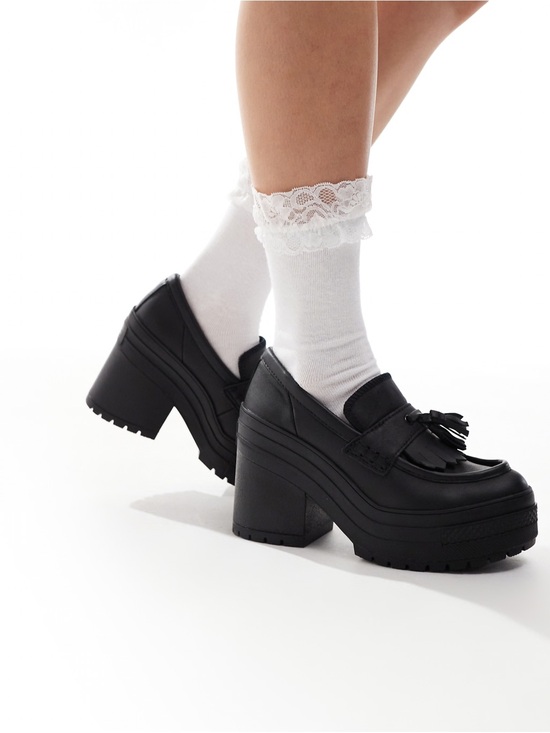 Converse Shoes - Converse Chuck 70 De Luxe Heeled Loafer Black | Women’s Size 8 | Like New